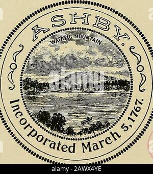 Ancienne Middlesex avec de brèves ébauches biographiques des hommes qui ont servi le pays officiellement depuis son règlement . Banque D'Images