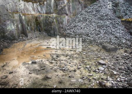 Carrière de Dinorwic Llanberris au nord du pays de Galles Banque D'Images