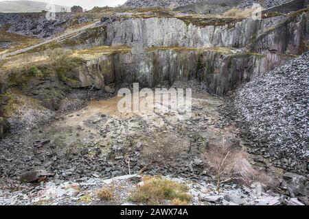 Carrière de Dinorwic Llanberris au nord du pays de Galles Banque D'Images