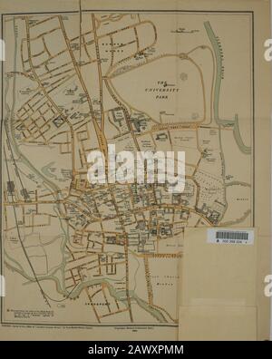 Guide d'Oxford d'Alden : avec une annexe intitulée 'Old Oxford', et une nouvelle carte . Banque D'Images