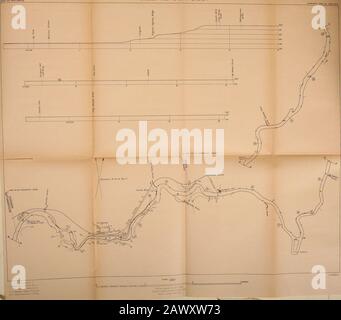 Ressources en eau du bassin de la rivière Penobscot, Maine . PLAN ET PROFIL DE LA RIVIÈRE MATTAWAMKEAG, DE LA RIVIÈRE MAINE PENOBSCOT À NORTH BANCROFT. II N PLAN ET PROFIL DE LA RIVIÈRE MATTAWAMKEAG, DE LA RIVIÈRE MAINE PENOBSCOT À NORTH BANCROFT } 1 4 ÎLES SETHI 1———1 R ^1.,^ Banque D'Images