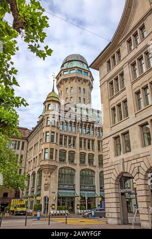 Zurich, Suisse - 10 juin 2017: Observatoire d'Urania à Zurich Banque D'Images