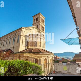 Vue sur l'église Liebfrauen dans le centre de Zurich Banque D'Images