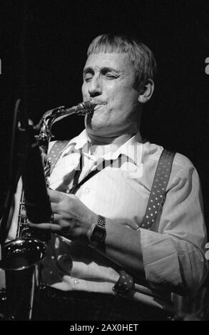 Peter King, Ronnie Scott, Londres, Septembre 1989. Banque D'Images