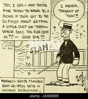 The American Legion Weekly [Volume 4, N°27 (7 Juillet 1922)] . YK&gt;, je VOIS— ET THEYftE Fine Thin6sto weahtdaPicnic si Vous Avez &&gt;r à EeSo Fuss/ à propos de EE-rriNC,UN Peu. Saleté ok EUX—V/Heqe Points WE FUM cwe in?r— cos!) evEjt u moral:- blanc flauheu DONr &&gt; vXELL Wft« ANEUVbUS OlSftoSITLON « 7 JUILLET 1922 PAGE 9 Banque D'Images