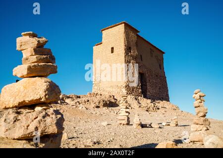 Kasbah de la ville d'argile ait Ben Haddou, site du patrimoine de l'UNESCO au Maroc Banque D'Images