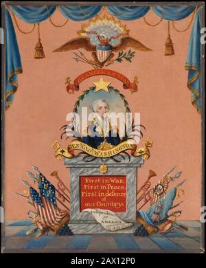 The American Star (George Washington), Ca. 1803. Banque D'Images