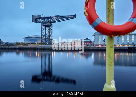 Finnieston crane grue Stobcross ou un symbole de l'héritage de Glasgow de l'ingénierie. Banque D'Images