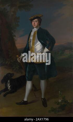 Sir James Dashwood (1715-1779), 1737. Banque D'Images