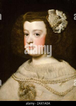 Mar&#xed;A Teresa, Infanta d'Espagne, milieu du XVIIe siècle. Banque D'Images