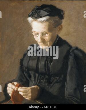 Mme Mary Arthur, 1900. Banque D'Images