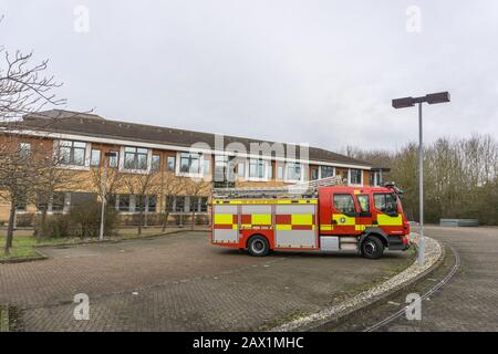 Lapwing House a utilisé en février 2019 comme centre de quarantaine pour le coronavirus; Kents Hill Conference Center, Milton Keynes, Royaume-Uni Banque D'Images