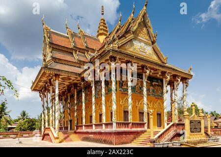 Temple Wat Kor, Battambang, Cambodge. Banque D'Images