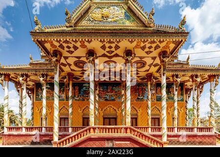 Temple Wat Kor, Battambang, Cambodge. Banque D'Images