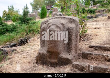 La Turquie, Istanbul, 25 septembre - -2010 - Atelier de Sculpture Yesemek et Carrière est un musée en plein air et site archéologique dans la province de Gaziantep, T Banque D'Images