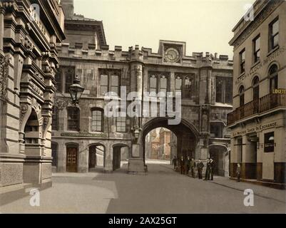 1905 ca. , LINCOLN , Lincolnshire , Angleterre , GRANDE-BRETAGNE : Lincoln , Stonebows . Phocrom imprimer couleurs édité par Detroit Publishing Co. Lincoln est une ville cathédrale et ville de comté de Lincolnshire , Angleterre - GRAND BRETAGNA - VIEW - ITALIA - FOTO STORICHE - HISTOIRE - GEOGRAFIA - GÉOGRAPHIE - ARCHITETTURA - ARCHITECTURE - PANORAMA - BELLE EPOQUE --- Archivio GBB Banque D'Images