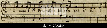 Le musée musical Scots : humblement dédié au Club De Capture institué à Edinr juin 1771 par James Johnson . S64 265 Q, si je 09 Parhafns H.ill, Tune, My. L'amour est perdu pour moi.. S#^ lent Banque D'Images