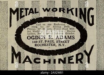 Machines et métaux canadiens (juillet-décembre 1917) . Banque D'Images