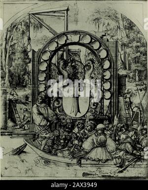 Hans Holbein le plus jeune . &gt; ? ? I., plate 2&lt; LA FONDATION DE BÂLE Design for Painted Glass Ambrosius HolbeinBasel Gallery » mmrfimmft. » est aTAaT ,.i .