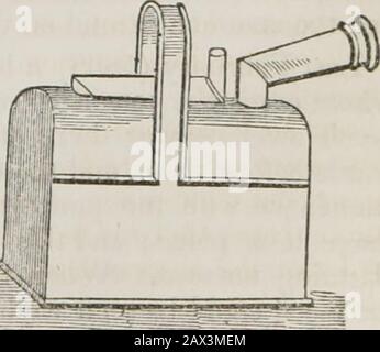 Conférences sur les principes et la pratique de la physique : offert au King's College, Londres . le meilleur. Mais bien mieux que tout autre chose, comme application locale aux auces enflammées, isthe vapeur d'eau chaude; Que nous espérions la résolution de l'inflorationou si nous voulons promouvoir et accélérer le processus de suppuration déjà begunLe inhalateur introduit par moi-même dans l'hôpital Mid-dlesex, et ailleurs, bien que quelque chose d'apparence, est le plus pratique andeffectual que je connais. Je le montre à vous. Il a été inventé à Édimbourg par une ami de mine long sinc Banque D'Images