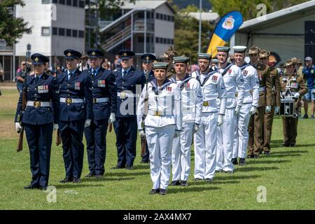 La Garde De La Fédération Australienne Est Exposée À La Journée Portes Ouvertes De L'Armée Australienne, À La Caserne De L'Armée De Lavarack, Dans Le Nord Du Queensland De Townsville Banque D'Images