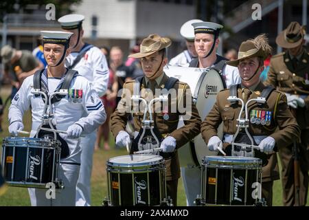 La Garde De La Fédération Australienne Est Exposée À La Journée Portes Ouvertes De L'Armée Australienne, À La Caserne De L'Armée De Lavarack, Dans Le Nord Du Queensland De Townsville Banque D'Images