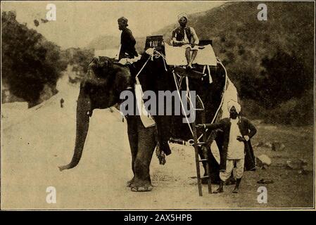 La revue du commerce de la roue et du vélo . La route du Grand tronc, qui est l'énorme commerce de terres des Indiapas. À ce passe l'Inde de à jour doit théfondation de la plus belle et la plus longue inexistence de route. Pendant des siècles, les caravanes ont haplodé leurs voyages sans fin de Calcutta, à travers la vallée au pied de l'Himalaya, et plus dans les pays de l'occidentalte, pour se barter avec leurs voisins. Traversant les villes, les villes et les jungles, les ruines et les temples passés, et à travers les mightyrivers, cette route est l'artère principale de l'Inde, à travers laquelle coule une marée de voyages des pays vers le nord-ouest, ga Banque D'Images