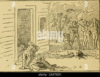 L'histoire de l'oncle Daniel de 'Tom' Anderson et vingt grandes batailles . Ce caractère de conduite s'est poursuivi jusqu'à un jour devant la cour, où certains de ces hommes étaient jugés pour cause d'indignation, le général a dénoncé ce cours de manière brutale, et comme il fallait faire rougir les barbares. L'AMOB s'est rassemblé autour du tribunal et a fait des menaces de violence contre lui, le dénonçant comme un Yank et ne devant pas vivre. Ils l'ont ensuite notifié à l'État de leavethe dans les cinq jours, et que s'il y a trouvé là plus longtemps que cette vie devrait payer la perte. 4^ ONCLE DAXIEL S HISTOIRE. Il avait décidé de ne pas partir, ainsi Banque D'Images