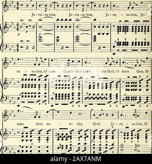 Cours et chorus : un livre de texte pour les cours de chorus, les écoles de chant, les écoles publiques et les instituts . 168 [erusaljem* ® ^urn ^Ixeje. Moderato. Solo, De Gounods Gallia,*. &gt; &lt; -»- mi2: &lt;:^« do. -j^IE, -^±^1 -0-0- TH 0 ^f- 11= 0-0^ -W- Te tour, O te tourner vers le Seigneur ton Dieu, O Turn —^-^—I—IH—^-^ Banque D'Images