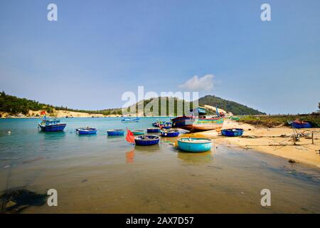 Paysage sur les côtes du centre-sud du Vietnam Banque D'Images