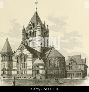 L'histoire de l'Eglise épiscopale américaine, 1587-1883 . wed en 1883 ])y le Rév. Dr F.Courtney. Très peu à peu, et par des degrés imperceptibles, les paroisses de Boston ont changé leur caractère au cours de ces cent années que nous avons sonder. Leurs églises ont cessé d'être des lieux de culte pour les petits groupes qui se sont réunis pour les bâtisseurs, en préservant soigneusement les cliarbrés ])rivilegcs de leurs paroisse-ioners. Ils ont aspiré à devenir des maisons religieuses pour la communauté, et des centres de travail religieux pour l'aide de toutes sortes ofsullcring et besoin. Beaucoup des églises sont Banque D'Images