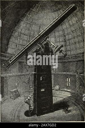 Expériences de lumière Gilbert pour garçons . Fig. 170. Une loupe glassFromFrom Lyndes physique du ménage, publiée par la MACMILLAN Co. 114 GILBERT BOY ENGINEERING. Fig. 171. Télescope astronomique à l'ObservLick-atoryGracieuseté des EXPÉRIENCES scientifiques américaines DE LA LUMIÈRE GILBERT 115 Banque D'Images