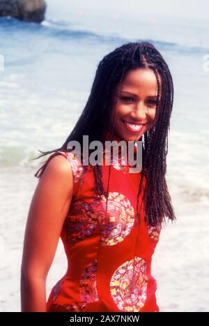 Malibu, Californie, États-Unis 7 juillet 1995 l'actrice Stacey Dash assiste à la première « Clueless » le 7 juillet 1995 à Leo Carrillo Beach à Malibu, Californie, États-Unis. Photo De Barry King/Alay Stock Photo Banque D'Images