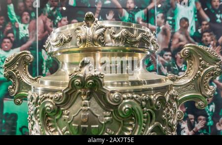 Visite du musée FC Sporting à l'arène Jose Alvalade Banque D'Images