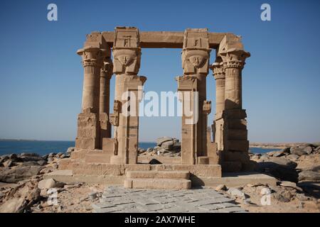 Le temple de Kalabsha (ou temple de Mandulis) est la structure principale de New Kalabsha. Banque D'Images