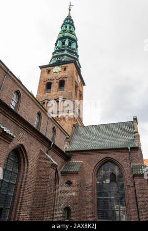 Copenhague. Église De Saint-Nicolas. Banque D'Images