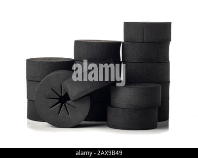 colliers de clonage en mousse noire pour hidroponics et aéroponics Banque D'Images