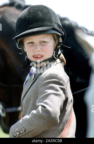 Zara Phillips Lors Du Royal Windsor Horse Trials, Windsor Great Park, Angleterre, Mai 1988. Banque D'Images