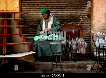 Tramp, Centre-Ville Du Caire, Egypte. Banque D'Images