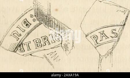 Etudes sur les écures de Champagne, sur la nature, l'ttendue et les règles du commerce qui s'y fait aux XIIes, XIIème et XIIème siècle. Je ne possède du bateau repréné ci-dessus dune empinte en plâtre, sans contre-seau. — Un fragment sur lequel on ne distingue que les lettres de la légande , RIB(Cumpanie) QT BRI3, pour le champ. Et PXS... pour le contre-bateau , est appendu àune charte du comte Thibault VII (jeudi après la Saint-Nicolas dhiver 1267), conte-nant la ferme oui, maison des Hospitaux Et conservée aux Archives îlempire, S 4955. N 33.. 3 o. 2 ;^6 ACADEMIE DES I Banque D'Images