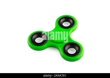 Fidget Spinner isolé sur fond blanc Banque D'Images