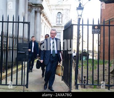 Londres, Royaume-Uni. 11 janvier 2020. Michael Gove, chancelier du duché de Lancaster, arrive pour la réunion du Cabinet. Crédit: Tommy London/Alay Live News Banque D'Images