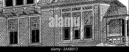 Cottages américains; composés de quatre grandes assiettes de quarto, contenant des dessins originaux de cottages à prix moyen et bas, des maisons de campagne et de bord de mer Asso, une maison de club, pavillon .. . ?J ^^ ^ ^. * ?m«H P». Banque D'Images