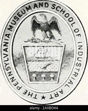 Rapport annuel, 1901 . PHILADELPHIE, PA. 1 9 o 1. OFFICIERS DE 1901 —1902. PRÉSIDENT, THEODORE C. SEARCH. VICE-PRÉSIDENT HONORAIRE, WILLIAM AVEIGHTMAN. VICE-PRÉSIDENTS, WILLIAM PLATT PEPPER, JOHN T. MORRIS. TRÉSORIER, SECRÉTAIRE, GEORGE H. CLIFF. EDWIN ATLEE BARBER. DIRECTEUR DU MUSÉE, DIRECTEUR DE L'ÉCOLE, WILLIAM PLATT PEPPER. LESLIE W. MILLER. TRÉSORIER ADJOINT, JAMES L. ALLAN, IMMEUBLE DREXEL. CONSEIL D'ADMINISTRATION. EX-OFFICIIIS. Le gouverneur de l'État, le maire de la ville. PAR RENDEZ-VOUS. Byron P. Moxjlton, Nommé par le Sénat d'État. Harrington Fitzgerald, Nommé par le H Banque D'Images