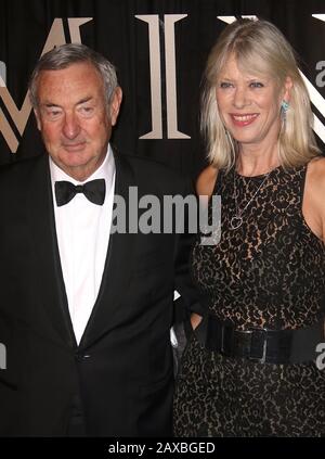 03 oct 2017 - Londres, Angleterre, Royaume-Uni - BFI Luminous Fundraising Gala, Le Guildhall - Arrivées Extérieures Salons photo: Nick Mason de Pink Floyd et son wif Banque D'Images