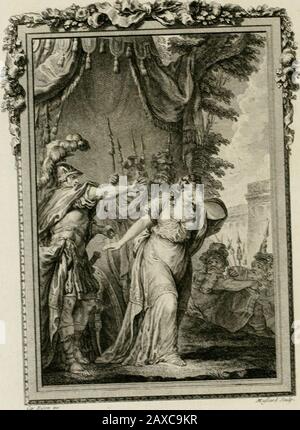 Les métamorphoses d'Ovide : en latin et en françois . PUBLIII OVIDII . NASONIS METAMORPHOSEON,: LIBER OCTAVUS. FABULA PRIMA. Minos expugnat Megarim, jam nkldum retegye diem, nodifque fuganteTempora Lucifero , cadit ; & humida furguntNubila ; dant plagidi curfum refuntibus Auftri^acidis Ceplialoque ; quibus féliciiter adi, ^^. Scvlla eit meprilVe piuMinos après luiaWir remis le Cheveu fatal à la deitineV de la Ville de MeVare. Banque D'Images