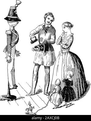 Gossip dans la première décennie du règne de Victoria . neath qui était un Maltesecross, dans le centre duquel a été inscrit le nombre de théréégiment. Tunch a été particulièrement sévère sur le chapeau Albert—et avec le satire pictural de Prince Alberts Studio (par le waythe Hat n'est pas exagéré), est le suivant: Depuis l'accession de Prince Albert au navire-Mari Royal de ces royaumes, il a consacré les énergies de son esprit et l'ingéniosité de ses mains à la fabrication d'Infantrycaps. Pantalon de cavalerie, et sabretaches de régulation. L'une des premières mesures a été de transmogrifier l'ap Banque D'Images