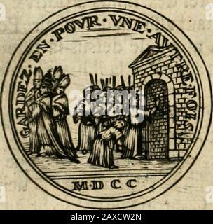 Le jubilé de l'an MDCC, publié par la bulle d'Innocent XII, du 28 mars MDCLXXXXIX, ou, Considérations sur cette bulle, pour montre l'abus des jubilez que celent depuis quatre ans dans l'Eglise Romaine : le tout enrichit d'un fort grand nombre de médailles & de tailles douces, avec les cérémonies qui ont été observées à l'ouverture & à la cloture du jubilé . Banque D'Images