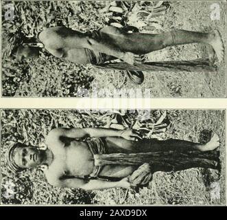 Par l'intermédiaire du Bornéo central; un compte rendu de deux ans de voyage dans le pays des chasseurs de têtes entre les années 1913 et 1917 . Banque D'Images