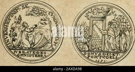 Le jubilé de l'an MDCC, publié par la bulle d'Innocent XII, du 28 mars MDCLXXXXIX, ou, Considérations sur cette bulle, pour montre l'abus des jubilez que celent depuis quatre ans dans l'Eglise Romaine : le tout enrichit d'un fort grand nombre de médailles & de tailles douces, avec les cérémonies qui ont été observées à l'ouverture & à la cloture du jubilé . Banque D'Images